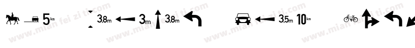 IS0 Zeichen Lid1 Font Pro字体转换